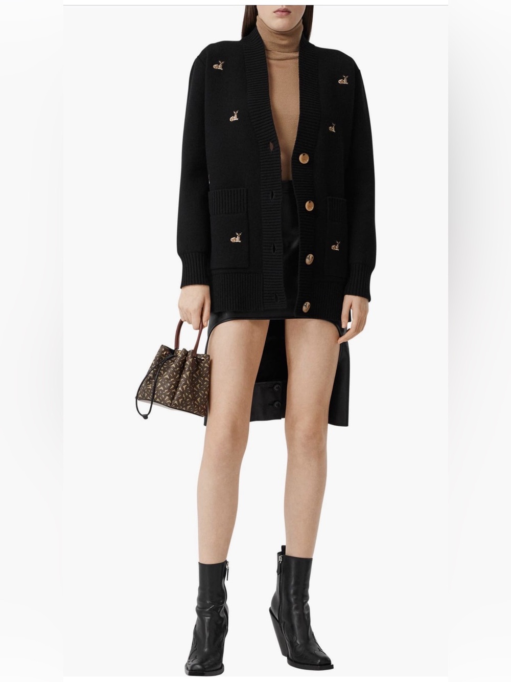 Burberry - Adrianna Deer Cardigan - Picture 5 of 9